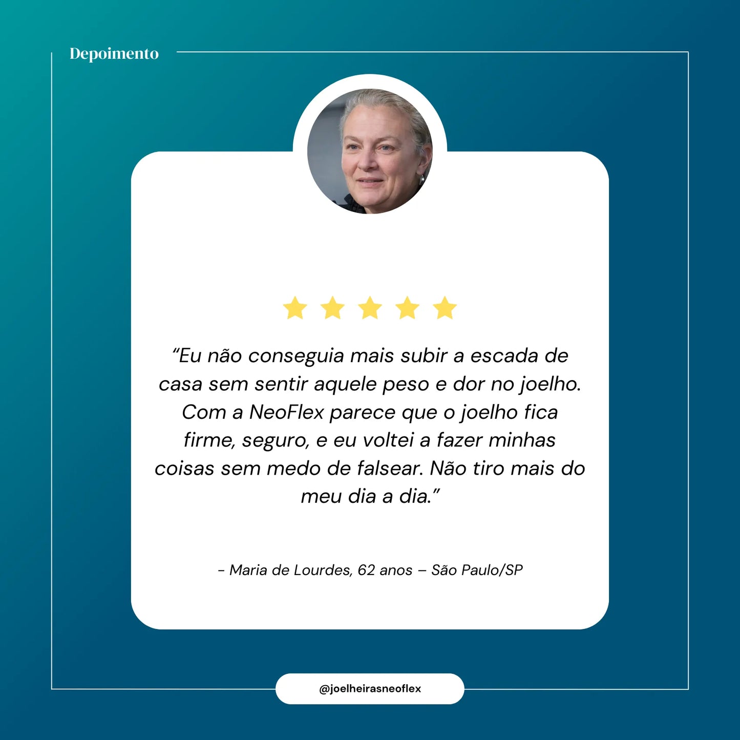 NeoFlex - Joelheira Ortopédica